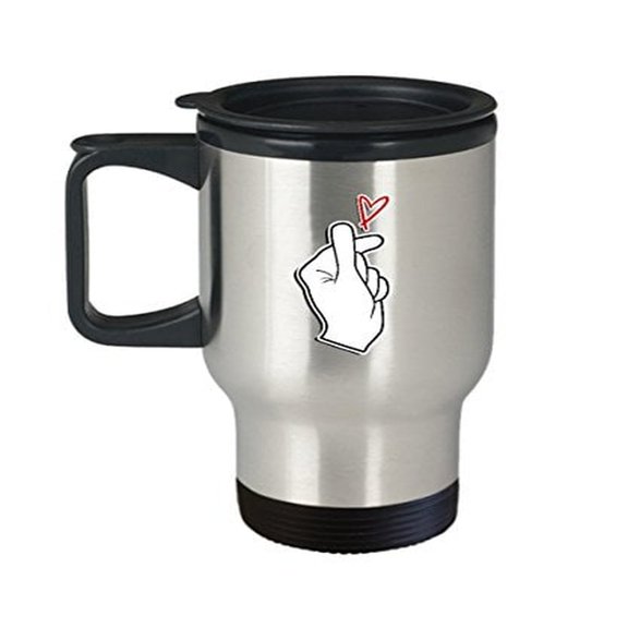 Kpop Travel Mug - 14 Oz Stainless Steel Coffee Cup | Perfect Korean Gift Idea