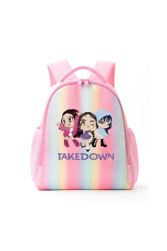 Kpop Witcher Backpack Student Rainbow Schoolbag Shoulder Bag for Travel - Lightweight and Casual Backpack