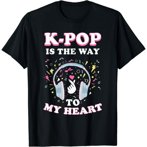 Kpop Women's Manga Seoul Hallyu Asian Korean Music T-Shirt