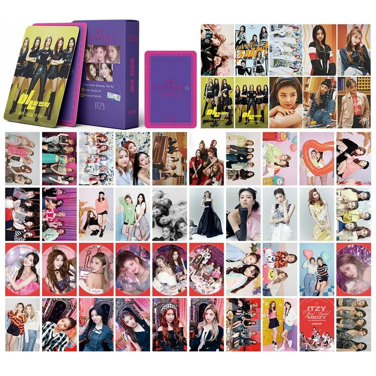 Kpop itzy photo cards 2024 season's greetings lomo cards Guess Who
