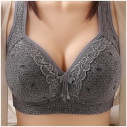 Kpoplk V Neck Bra Padded Seamless Adjustable Straps Bralettes Everyday Basic Sleeping Bras Multiple Pack Size 42,C