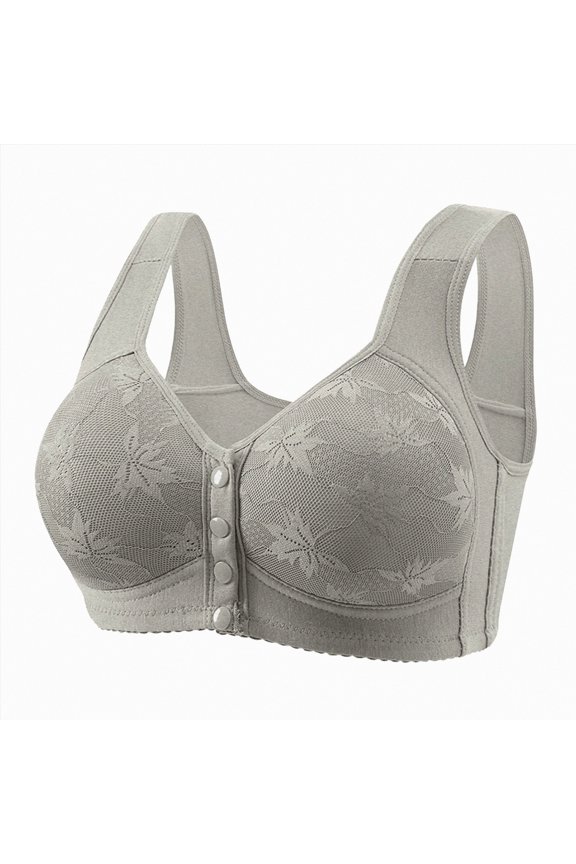 Women's Underarm-Smoothing Comfort Underwire Seamless Bras Lightly Lined T-Shirt Bra Size 36,Grey