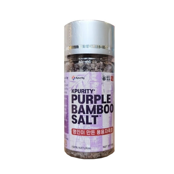 KPurity Minerals Roasted Purple Bamboo Salt, 45g Crystal