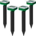 thumbnail image 1 of KingFurt 4 Pack Solar Ultrasonic Mouse Snake Pest Mosquito Repeller Garden Outdoor Tool, 1 of 7