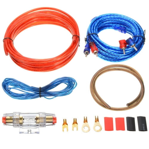 Kqiang 8 Gauge 1500 Watt Amplifier Amp Wiring Kit Power Install Amp Rca