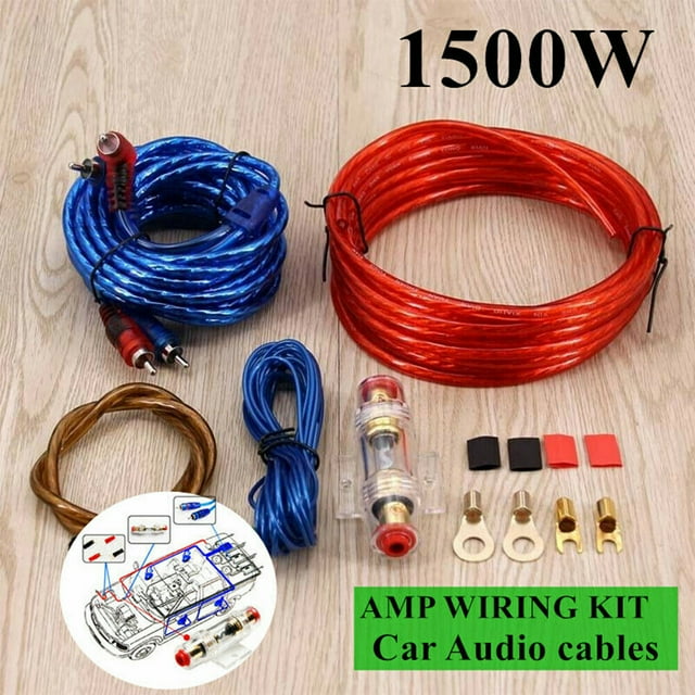 Kqiang Maximum Signal Transfer Amplifier Install Kit 10GA Power Cable