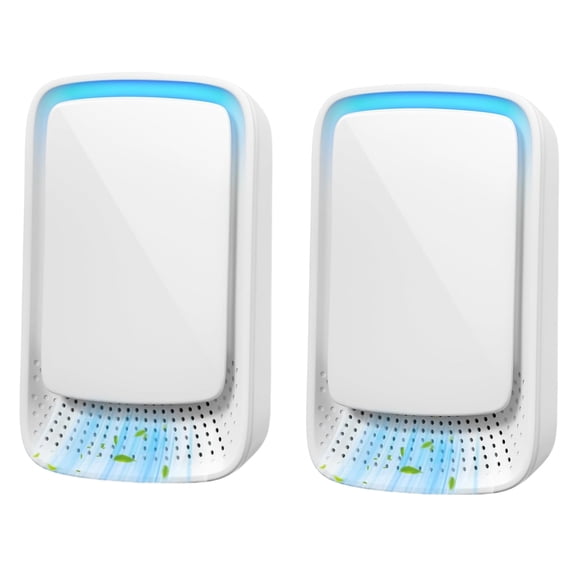 Kqiang Plug In Air Ionizers for Home Quiet Operation Air Cleaner for Bathroom,Living Room,Office,Kitchen,Pet Room,Portable Negative Ion Air Purifier for Bedroom -2 Units