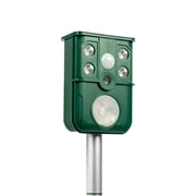 KingFurt Solar Animal Repeller,Ultrasonic Animal Repellent Outdoor Cat Deterrent Deer Repellent Devices Squirrel Skunk Raccoon Rabbit Dog Deterrent for Yard Garden Law