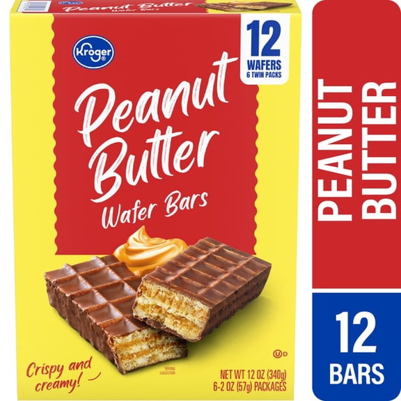 Kr  Peanut Butter Wafer Bars 12 oz
