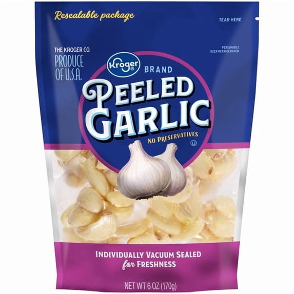 Kr Peeled Garlic 6 oz