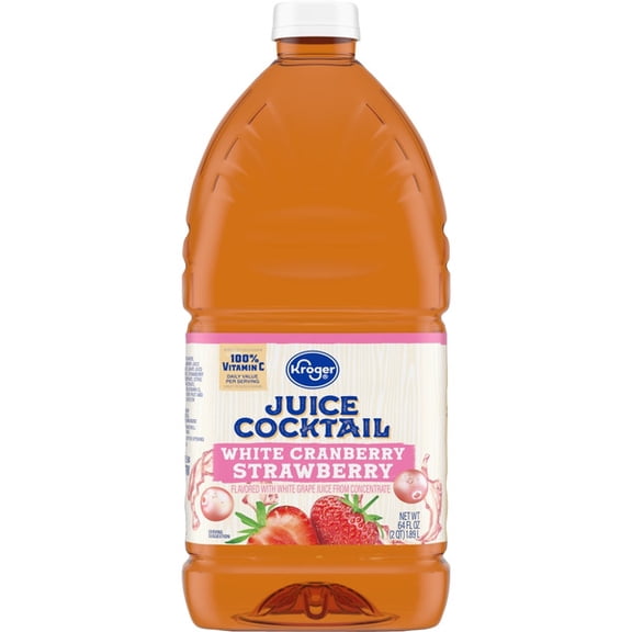 Kr White Cranberry Strawberry Juice Cocktail 64 fl oz