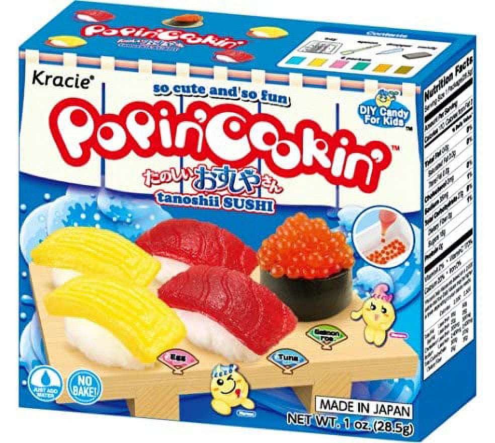 2pcs DIY Kracie Popin Cook candy dough Toys Hamburger happy kitchen  Japanese food candy snacks making kit ramen d11