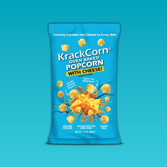 KrackCorn Popcorn 24oz XL With CHEESE!