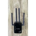 thumbnail image 1 of KradGingo WiFi Extender Internet Booster, 10000 Sq.ft Long Range Repeater Wireless Routers Amplifier, Mesh Wi-Fi 80% Faster, Support More Network Devices at Home, 1 of 6