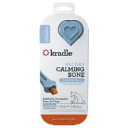 Kradle 8" All Day Calming Bone for Dogs, refillable occupying bone for Large and Extra Large dogs, Power Chew Starter Kit, Bacon Flavor, with 4 Refills