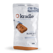 Kradle Calming Bliss Bar, Soft Bake Peanut Butter-Bacon Flavor Dog Dry Bar Treat, 2 Count