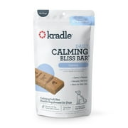 Kradle Calming Bliss Bar, Soft Bake Peanut Butter-Bacon Flavor Dog Dry Bar Treat, 2 Count