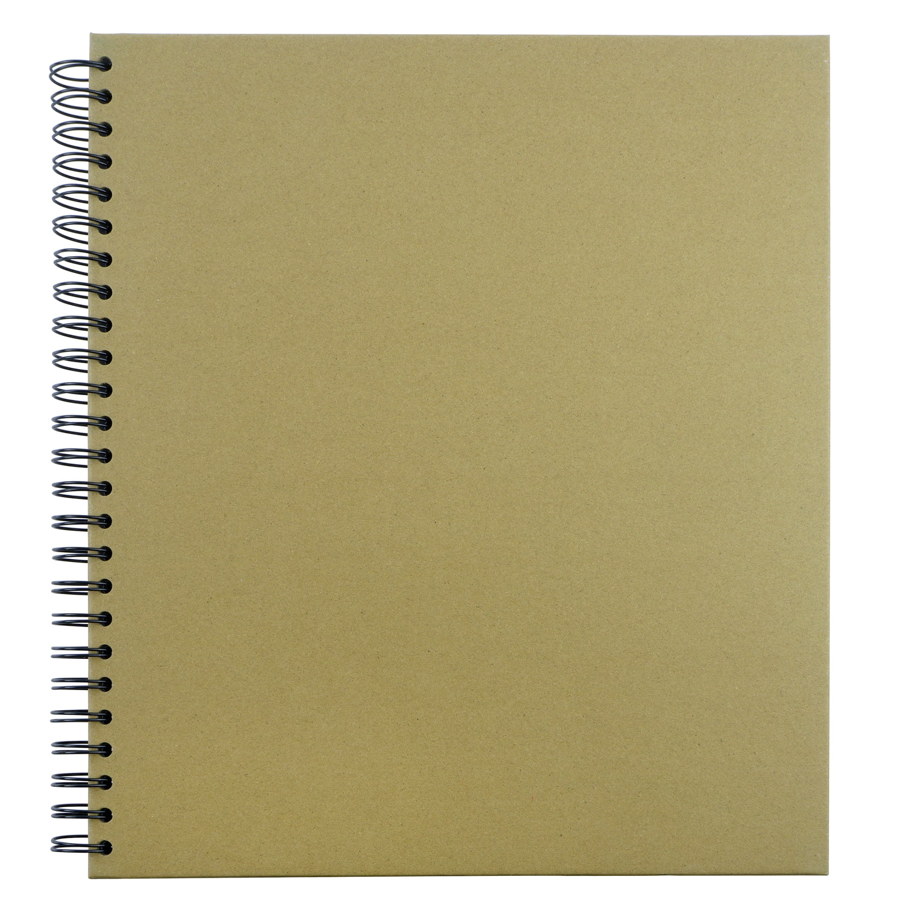 Recollections Kraft 12" x 12" Spiral Bound Scrapbook Album - Acid-Free Chipboard Albums with Pocket & Photo Pages for DIY Scrapbooking & Memory Keeping, 6 Pack
