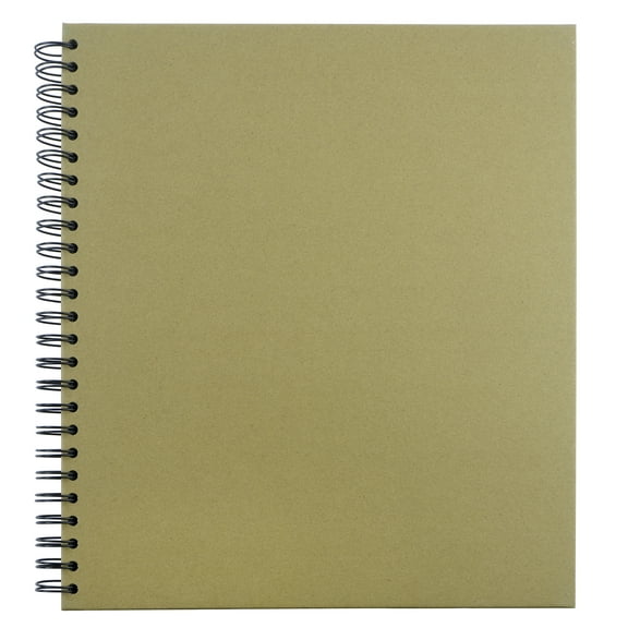 Recollections Kraft 12" x 12" Spiral Bound Scrapbook Album - Acid-Free Chipboard Albums with Pocket & Photo Pages for DIY Scrapbooking & Memory Keeping, 6 Pack