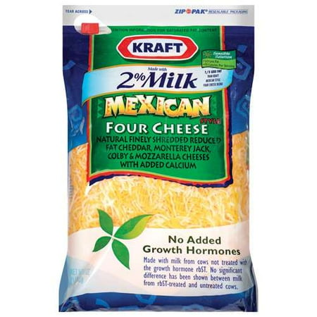 Kraft 16z 2% Shredded Mexican 4 Cheese