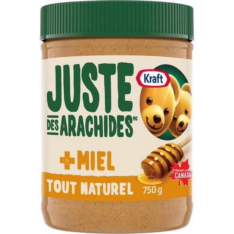  Kraft Peanut Butter (All Natural Crunchy Peanut butter, 750 G)  : Grocery & Gourmet Food