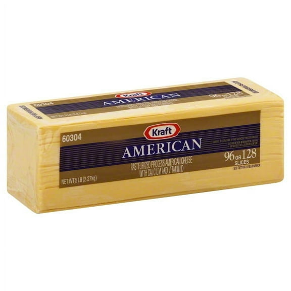 Kraft American Ribbon Sliced Cheese, 5 Pound -- 4 per case.