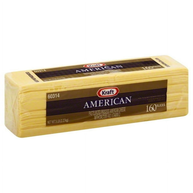Kraft American Sliced Cheese, 5 Pound 4 per case.