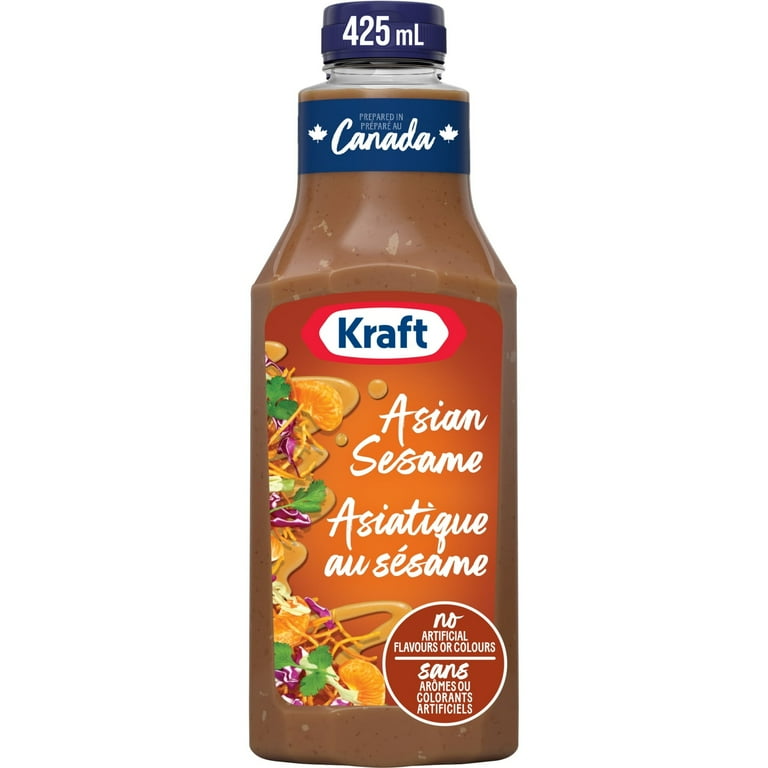 Kraft Asian Sesame Salad Dressing, 425mL/15 fl. oz Kraft Asian Sesame Salad Dressing, 425mL/15 fl. oz