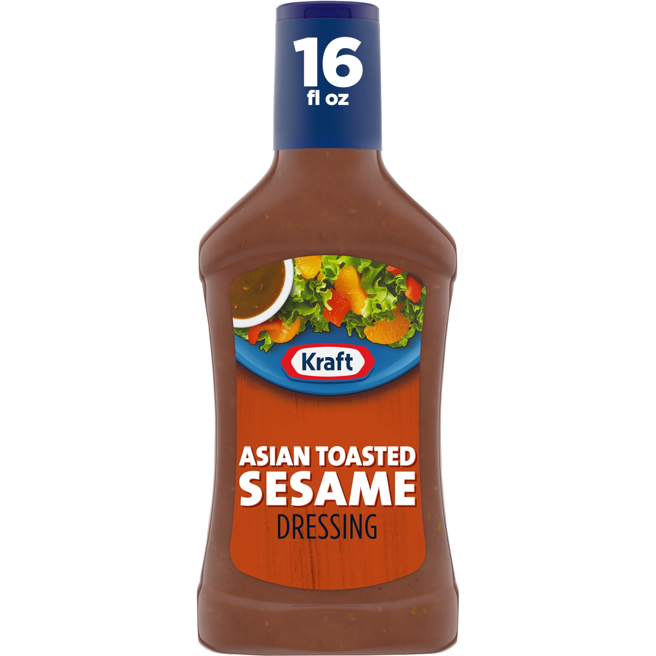 Kraft Asian Toasted Sesame Dressing, 16 fl oz Bottle