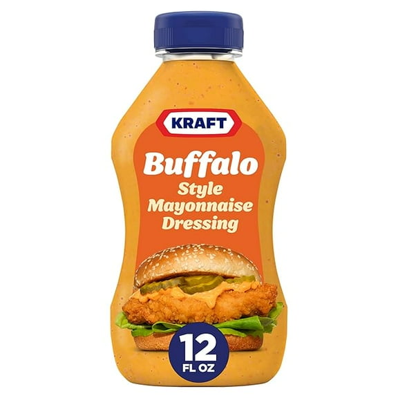 Kraft Buffalo Style Mayonnaise Dressing, 12 oz Bottle ( Pack of 2 )