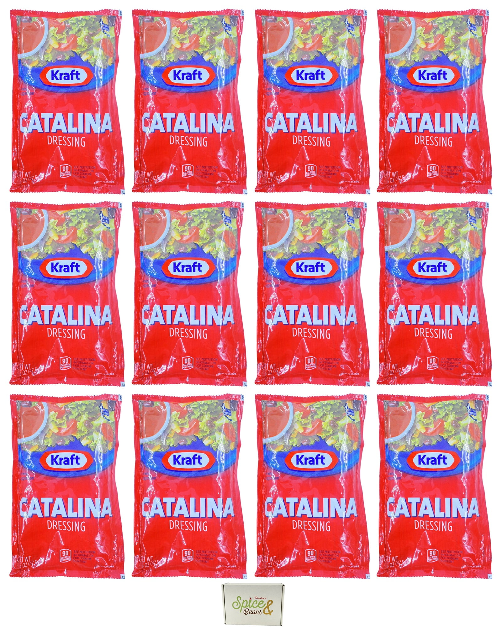 Kraft Catalina Dressing Packets 1.5 oz. Pack of 12
