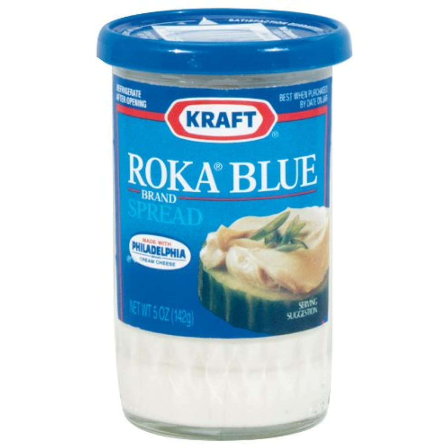 Kraft Cheese Spread, Roka Blue, 5Ounce (Pack Of 6)