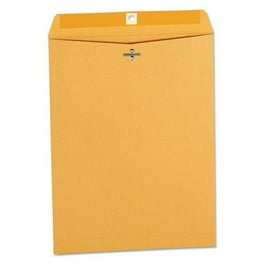 Kraft Clasp Envelope, #12 1/2, Square Flap, Clasp/Gummed Closure, 9.5 x 12.5, Brown Kraft, 100/Box Kraft Clasp Envelope, #12 1/2, Square Flap, Clasp/Gummed Closure, 9.5 x 12.5, Brown Kraft, 100/Box