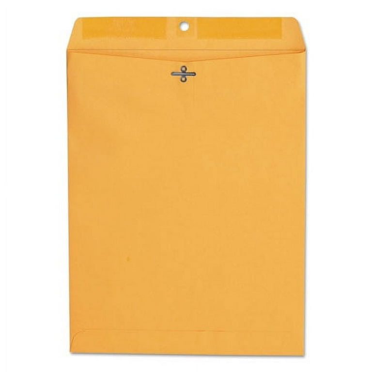 Clasp Envelope, #97, Square Flap, Clasp/Gummed Closure, 10 x 13, Brown Kraft, 100/Box Clasp Envelope, #97, Square Flap, Clasp/Gummed Closure, 10 x 13, Brown Kraft, 100/Box
