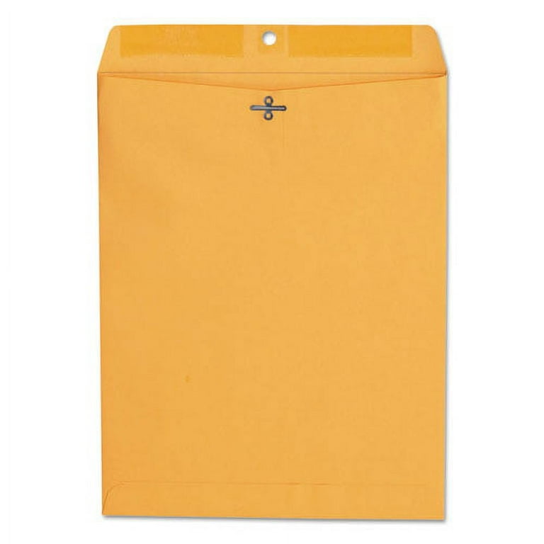 Clasp Envelope, #97, Square Flap, Clasp/Gummed Closure, 10 x 13, Brown Kraft, 100/Box Clasp Envelope, #97, Square Flap, Clasp/Gummed Closure, 10 x 13, Brown Kraft, 100/Box