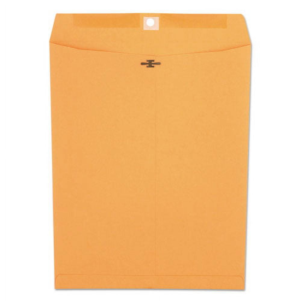 Kraft Clasp Envelope, 32 lb Kraft Stock, #97, Square Flap, Clasp/Gummed Closure, 10 x 13, Brown Kraft, 100/Box | Bundle of 2 Boxes