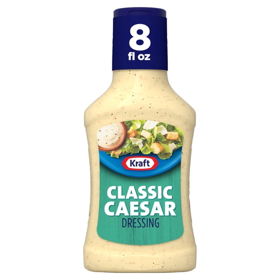 Kraft Classic Caesar Dressing, 8 fl oz Bottle