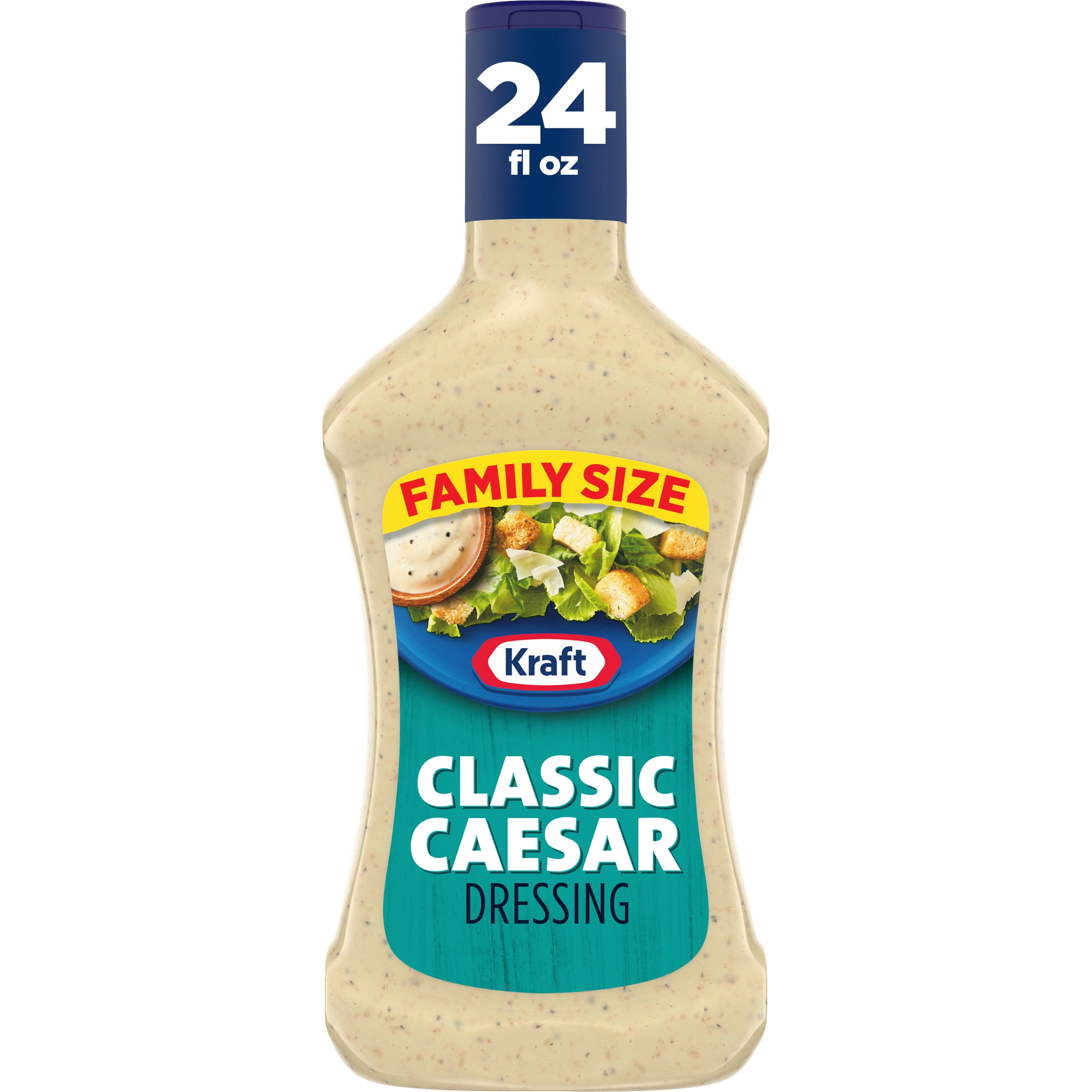 Grab & Go Family Size Caesar Salad Bowl Kit, 19.35 oz - Fry's Food Stores