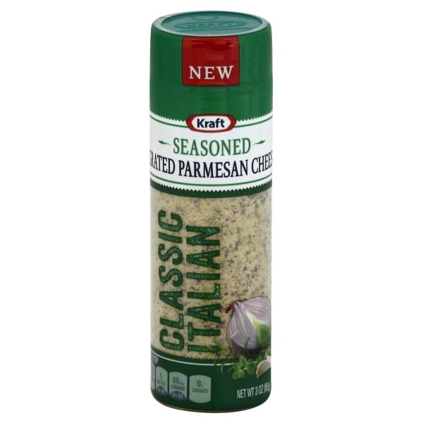 Kraft Classic Italian Grated Parmesan Cheese, 3 oz