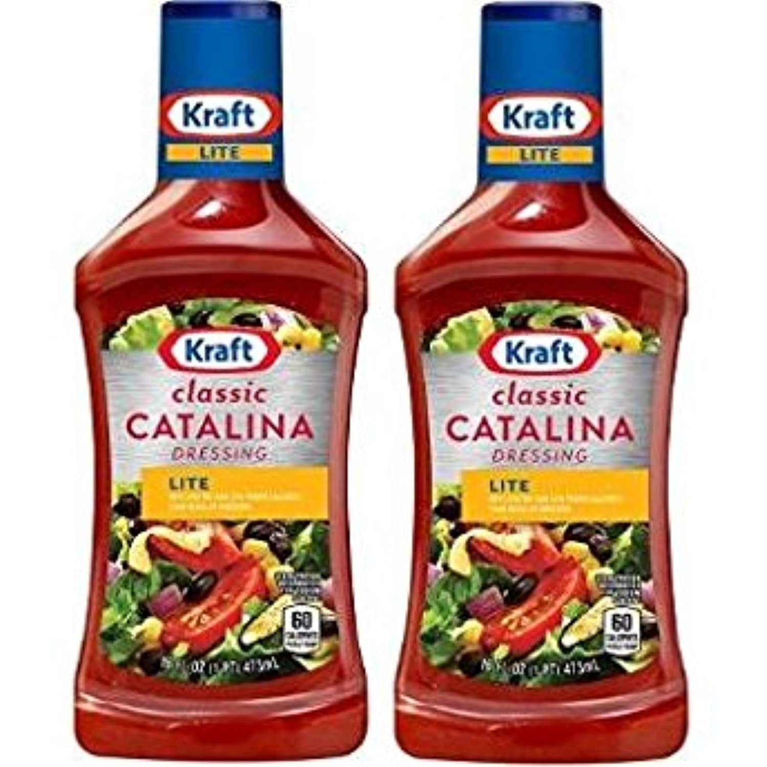 Kraft Classic Lite Catalina Dressing (Pack Of 2) 16 Oz Bottles