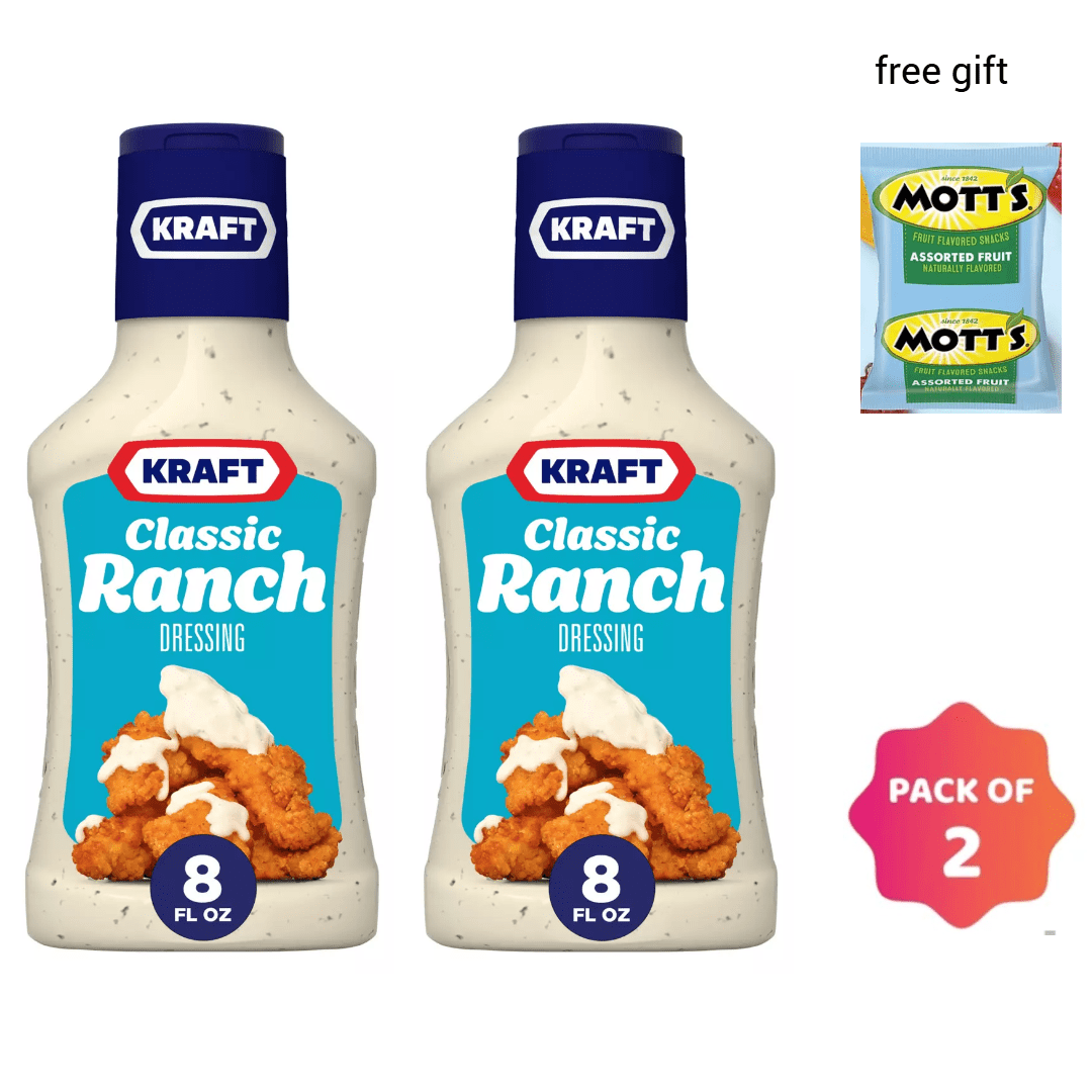 Kraft Classic Ranch Dressing, 8 oz pack of 3 - Walmart.com
