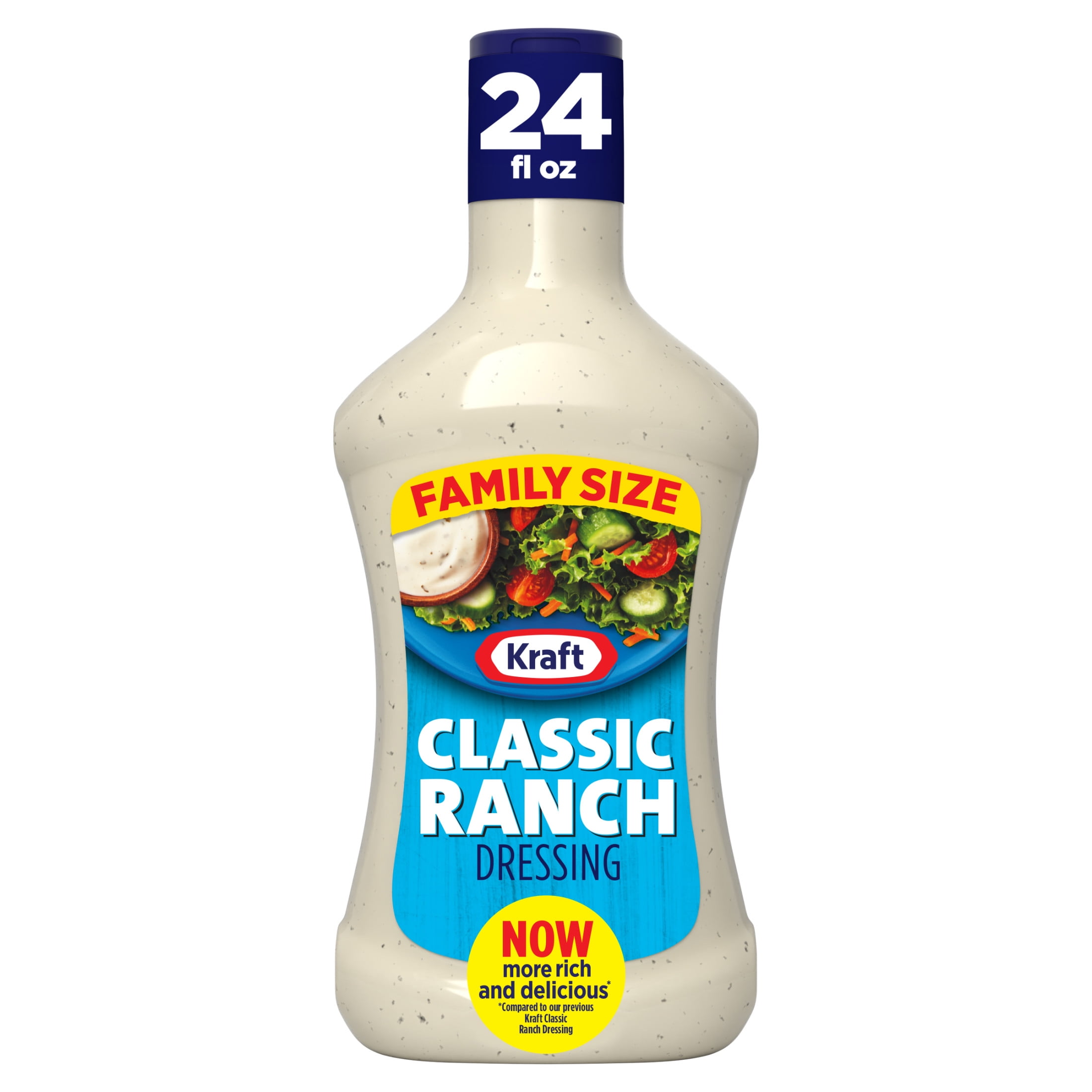 Kraft Classic Ranch Dressing Family Size, 24 fl oz Bottle