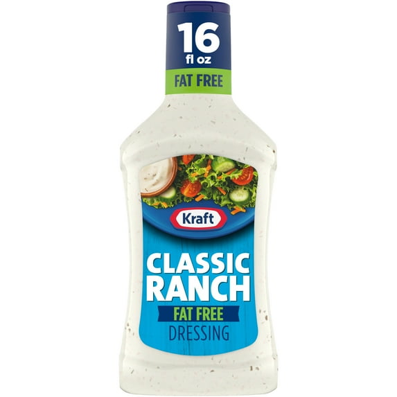 Kraft Classic Ranch Fat Free Dressing, 16 fl oz Bottle