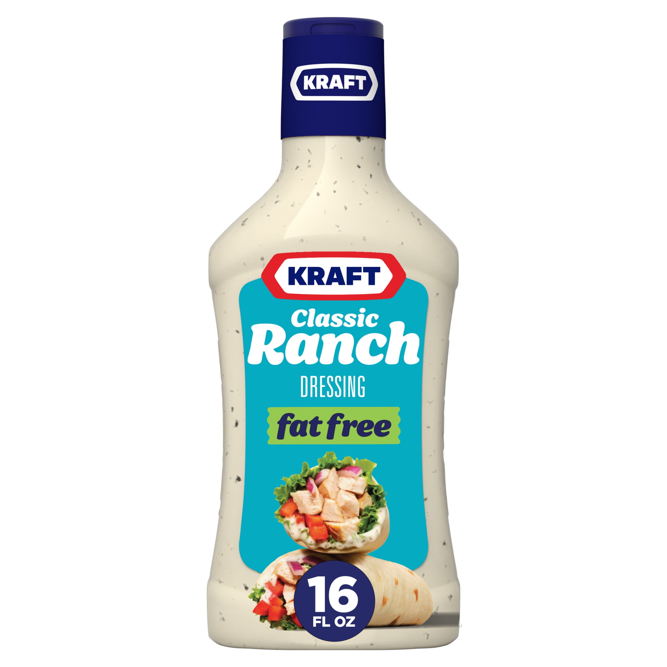Kraft Classic Nonfat Creamy Ranch Dressing, 16 fl oz Bottle - Walmart.com