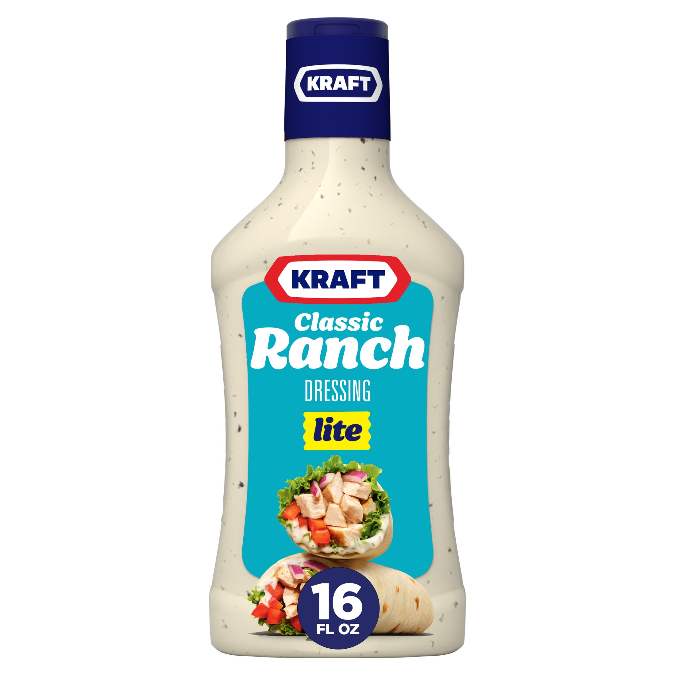Kraft Classic Ranch Lite Dressing, 16 fl oz Bottle