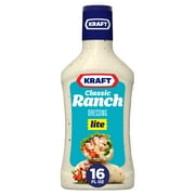 Kraft Classic Ranch Lite Dressing, 16 fl oz Bottle