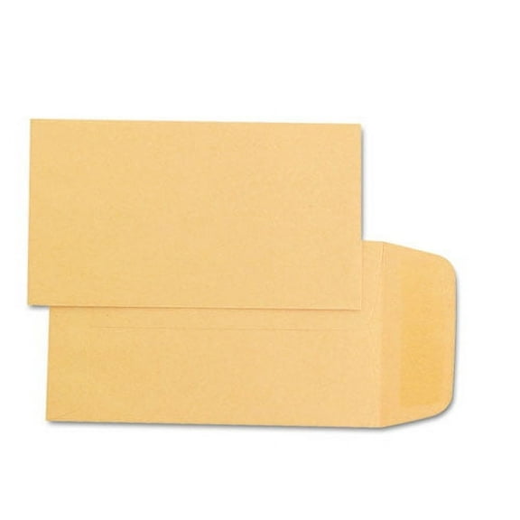 "Kraft Coin and Small Parts Envelope, #1, Square Flap, Gummed Closure, 2.25 x 3.5, Light Brown Kraft, 500/Box | Bundle of 2 Boxes"