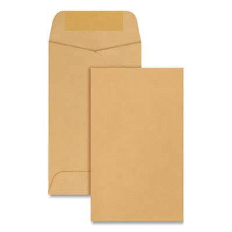 Brown Kraft Paper Coin and Small Parts Envelope, 2.5 x 4.25 inches, 500 Count