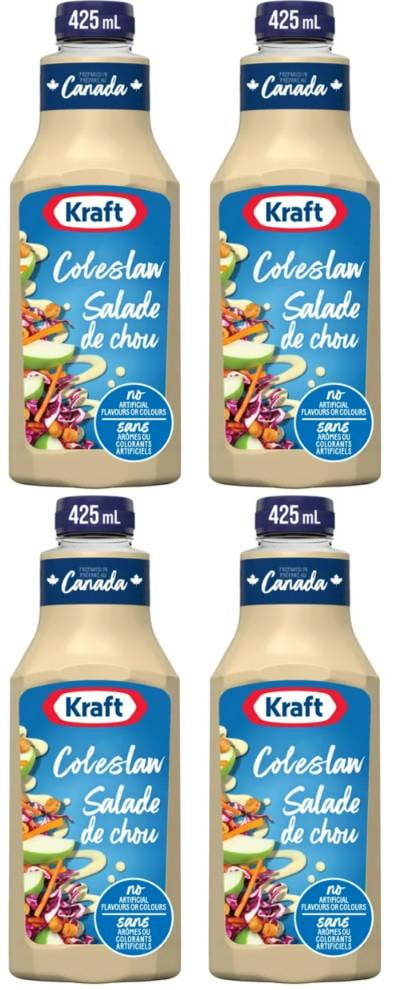 Kraft Coleslaw Dressing, 425ml (4 Pack)