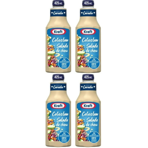 Kraft Coleslaw Dressing, 425ml (4 Pack)